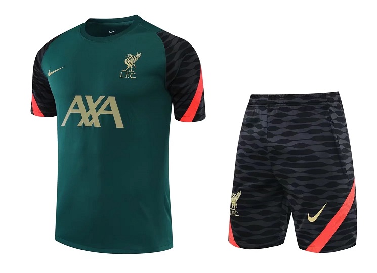 AAA Quality Liverpool 22/23 Green/Black Training Kit Jerseys